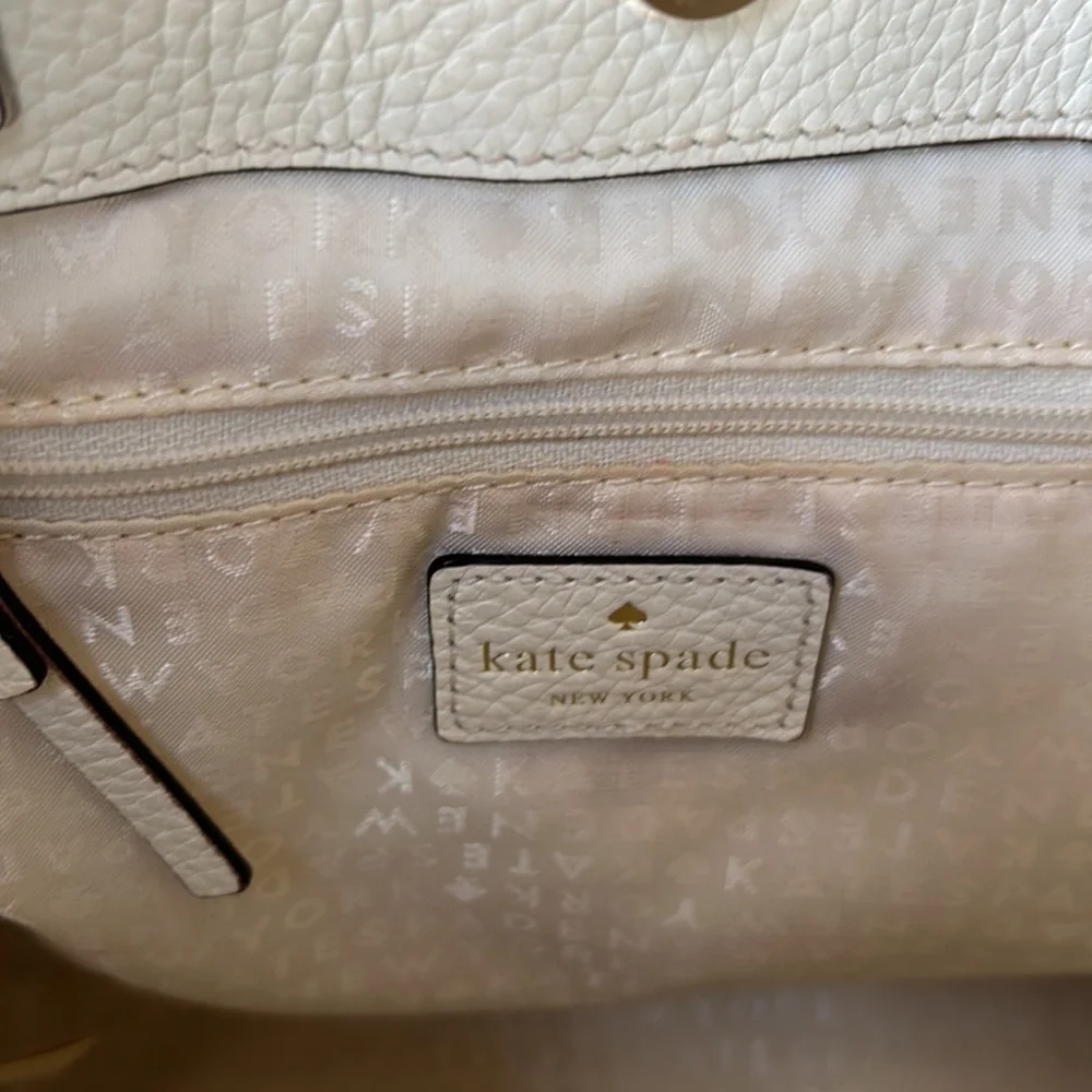 Kate Spade Cream Backpack with Drawstring Closure - Picture 11 of 16